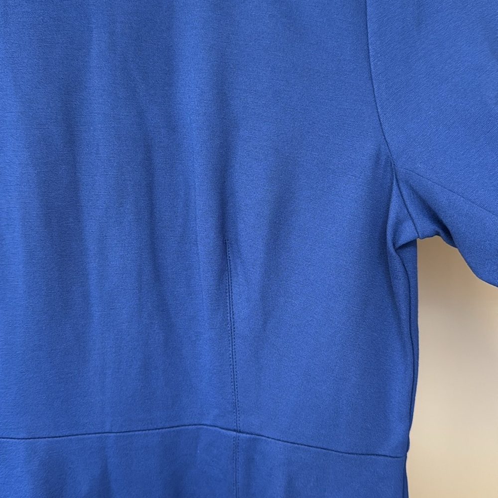 J. Crew Factory Zip ponte dress | EUC | 8 | Blue - Picture 7 of 11